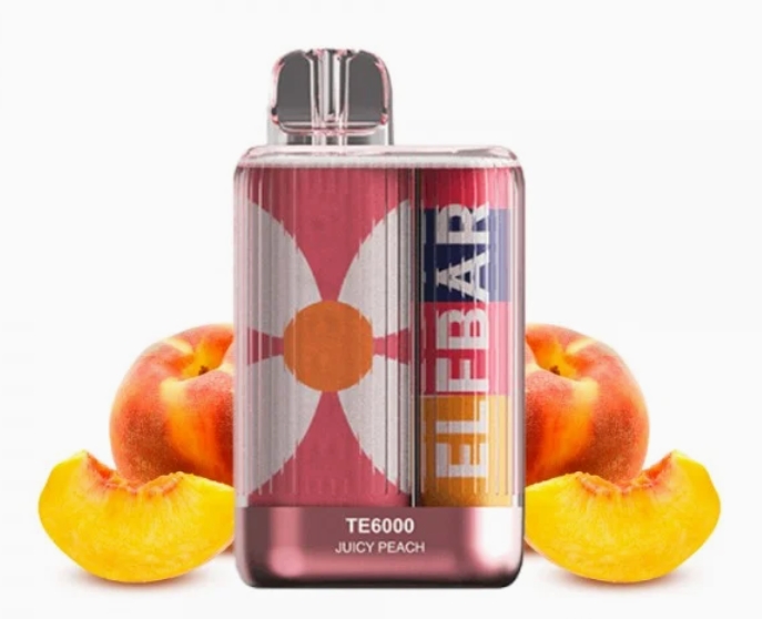 Elf Bar TE6000 Juicy Peach (Сочный Персик) 5% Одноразовый POD