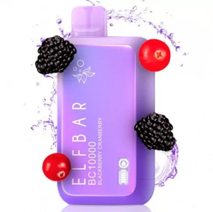 Elf Bar BC10000 Blackberry Cranberry (Клюква Ежевика) 5% Одноразовый POD