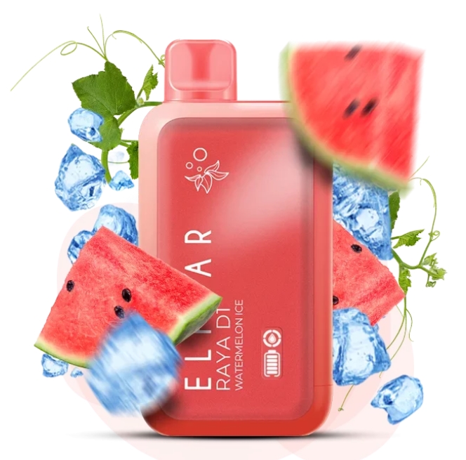 Elf Bar Raya D1 13000 Watermelon Ice (Арбуз Лед) 5% Одноразовый POD