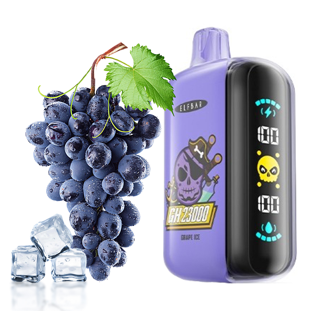 Elf Bar GH23000 Grape Ice (Виноград Лёд) 5% Одноразовый POD