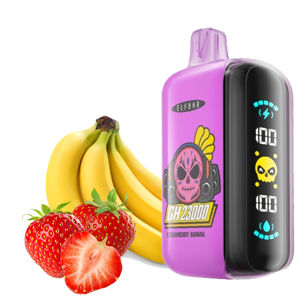 Elf Bar GH23000 Strawberry Banana (Клубника Банан) 5% Одноразовый POD