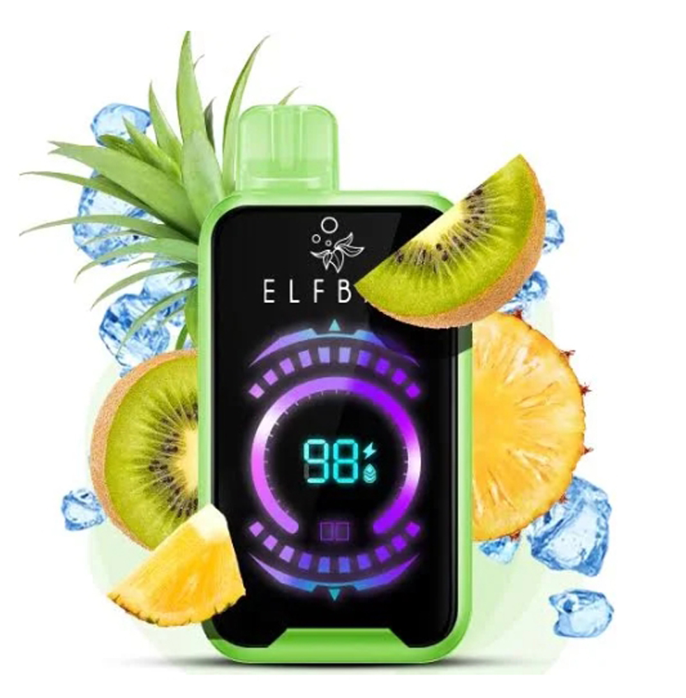 Elf Bar Raya D3 25000 Kiwi Pineapple Ice (Киви Ананас Лед) 5% Одноразовый POD