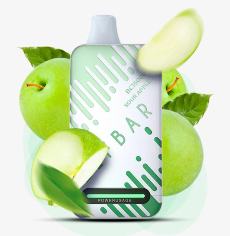 Elf Bar BC15000 Sour Apple (Кислое Яблоко) 5% Одноразовый POD