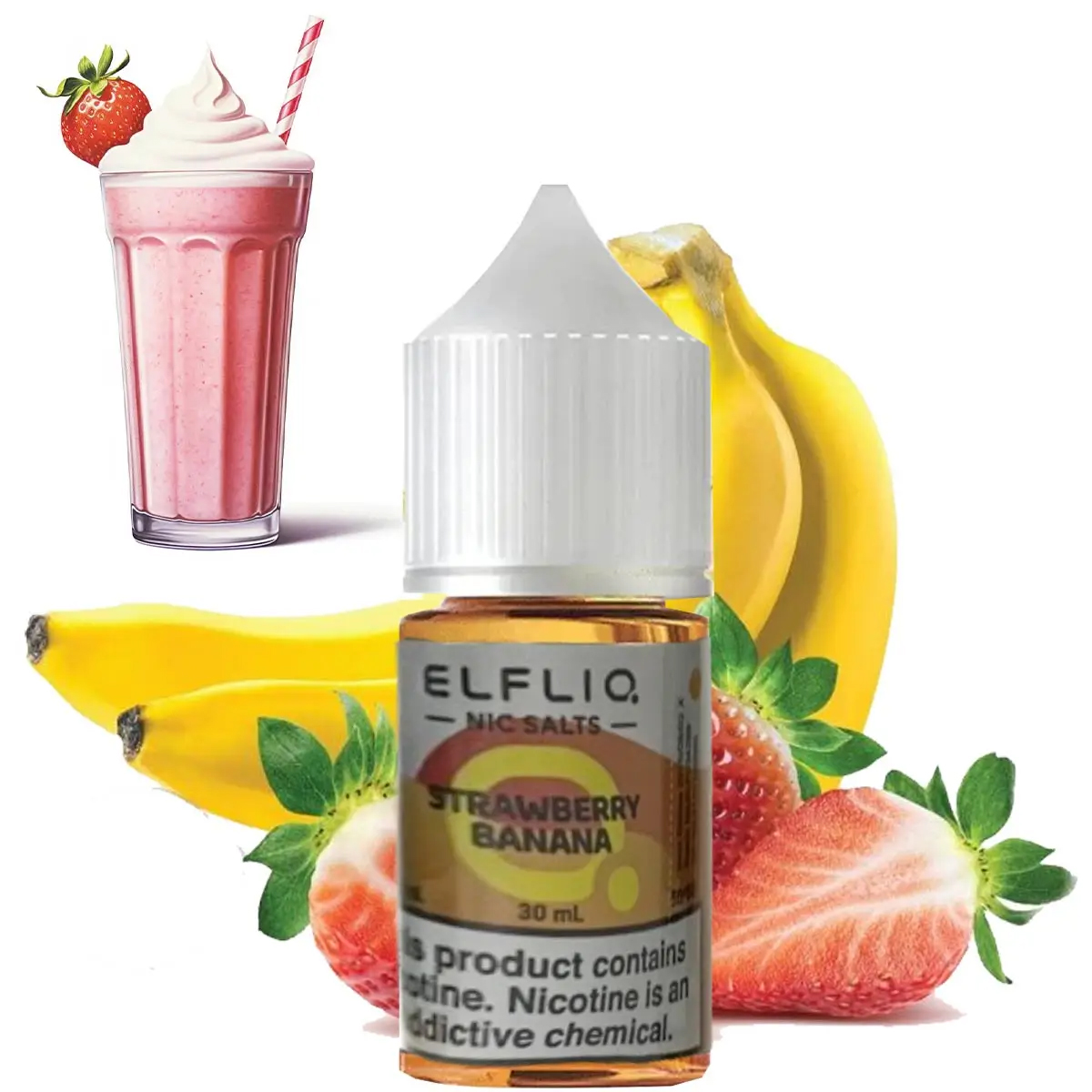 Жидкость Elf Liq Strawberry Banana (Клубника Банан) 30 мл