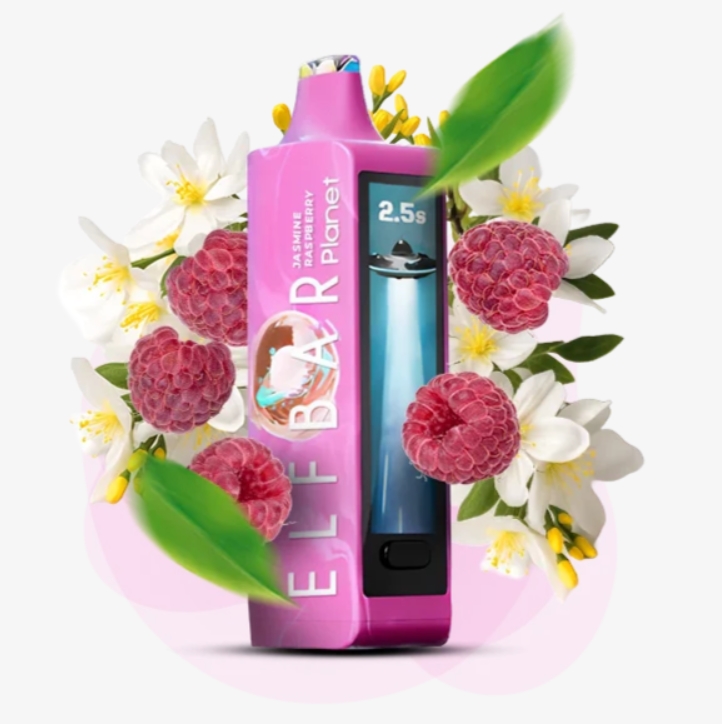Elf Bar Planet 25000 Jasmine Raspberry (Жасмин Малина) 5% Одноразовый POD