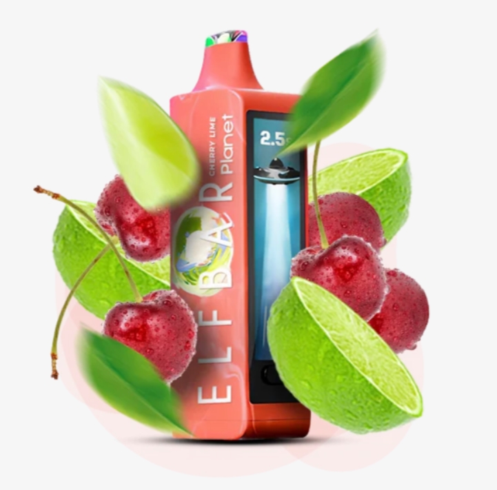 Elf Bar Planet 25000 Cherry Lime (Вишня Лайм) 5% Одноразовый POD