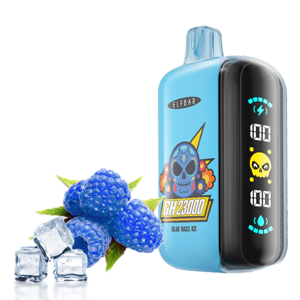 Elf Bar GH23000 Blue Razz Ice (Синяя Малина Лед) 5% Одноразовый POD