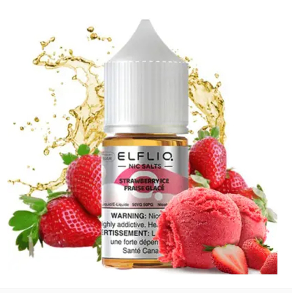 Жидкость Elf Liq Strawberry Snoow (Клубничное Мороженное) 30 мл