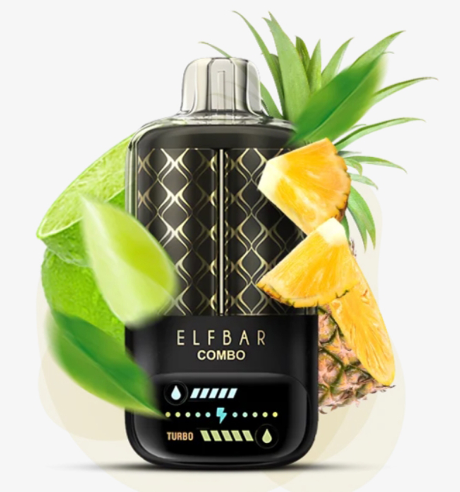 Elf Bar Combo 25000 Lime and Pineapple (Лайм и Ананас) 5% Одноразовый POD