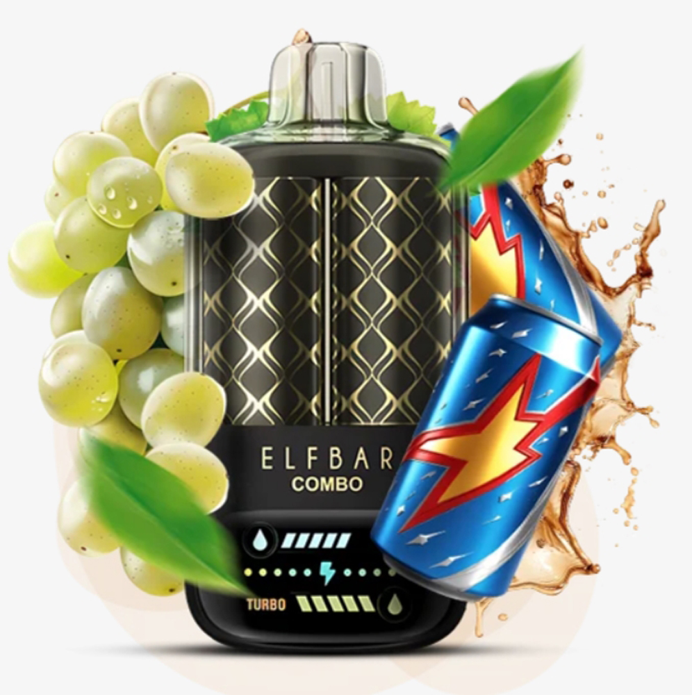 Elf Bar Combo 25000 Grape and Mary Drink (Виноград и Коктейль Мэри) 5% Одноразовый POD