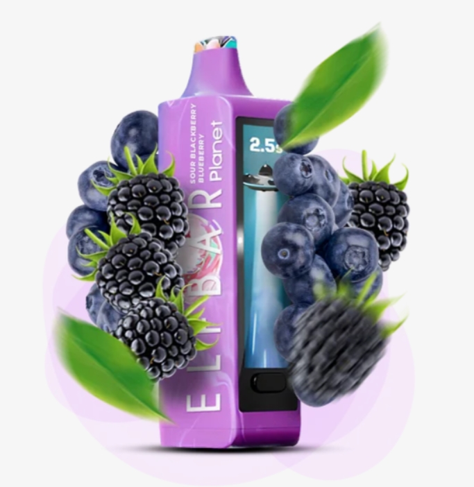 Elf Bar Planet 25000 Sour Blackberry Blueberry (Кислая Черника Ежевика) 5% Одноразовый POD