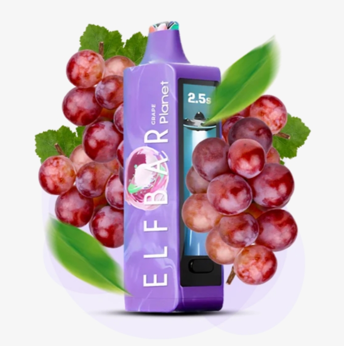 Elf Bar Planet 25000 Grape (Виноград) 5% Одноразовый POD
