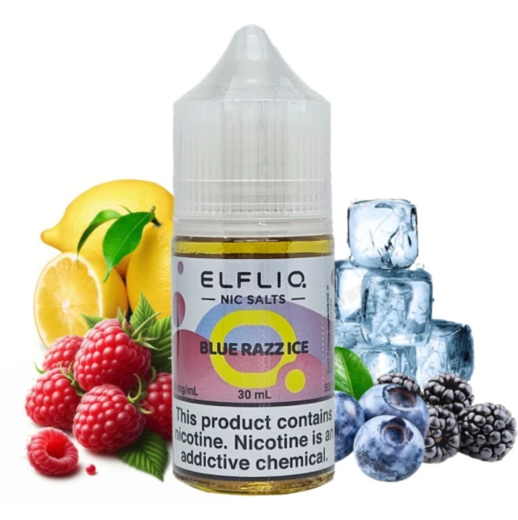 Жидкость Elf Liq Blue Razz Ice (Голубая Малина Лед) 30 мл