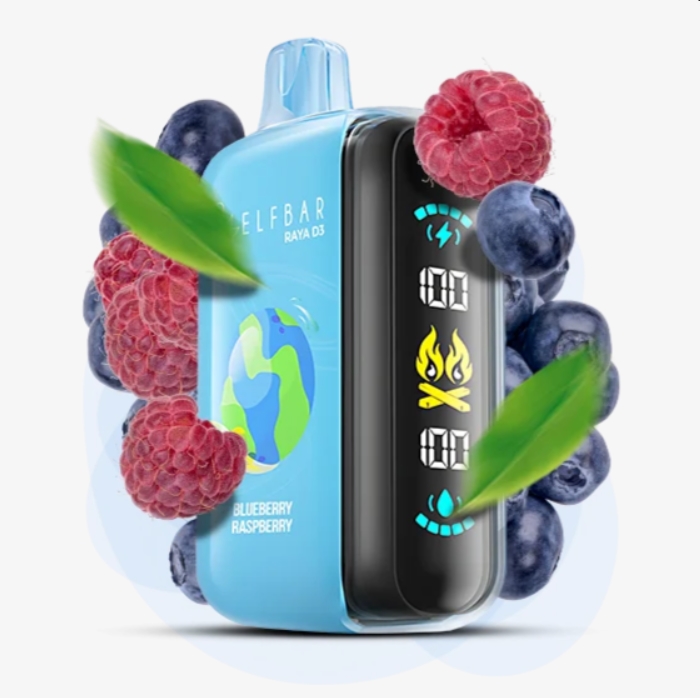 Elf Bar Raya D3 25000 Blueberry Raspberry (Черника Малина) 5% Одноразовый POD