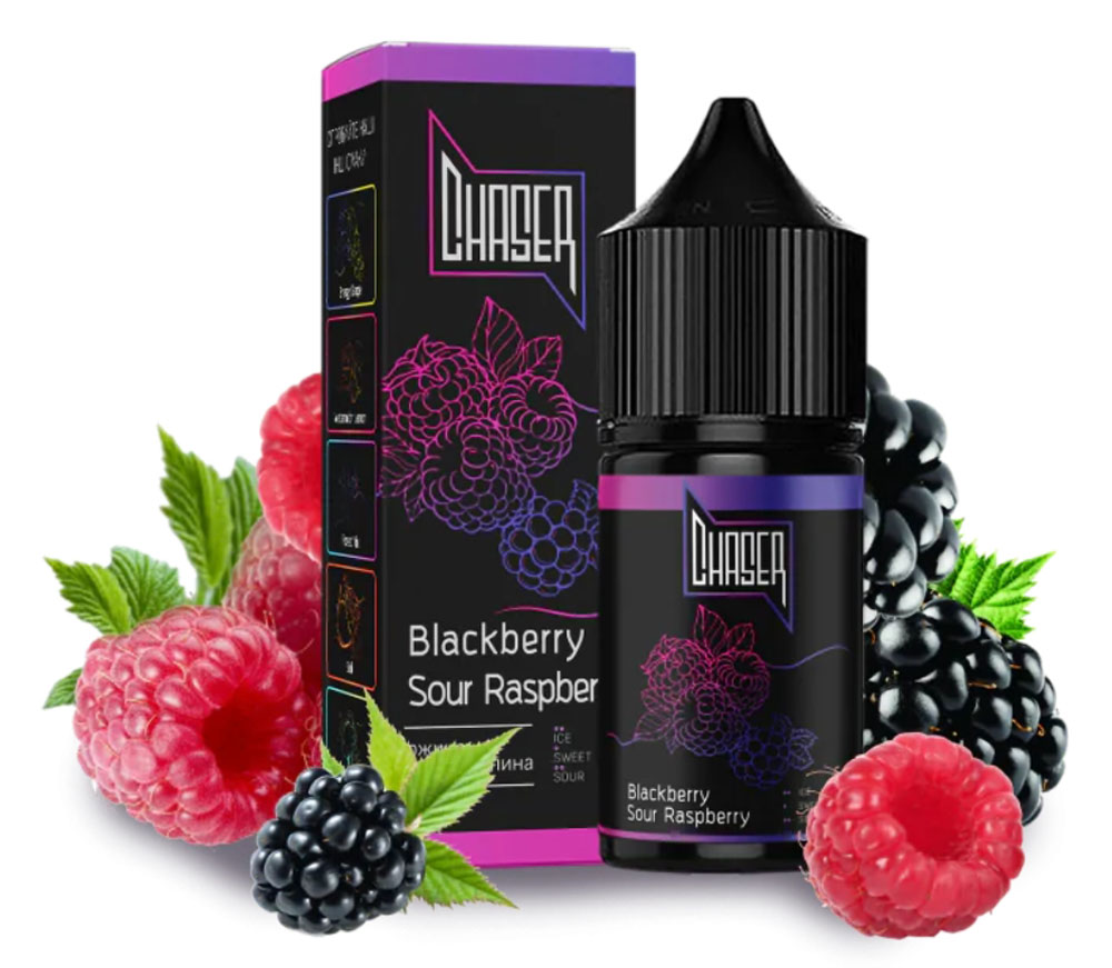 Chaser Black 30ml 50mg BLACKBERRY SOUR RASPBERRY