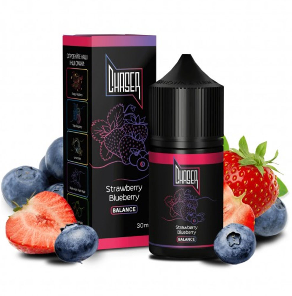 Chaser Black 30ml 50mg STRAWBERRY BLUEBERRY
