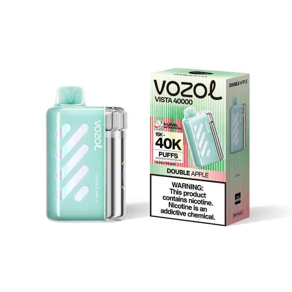 Vozol Vista 40000 Double Apple (Двойное Яблоко) 5% Одноразовый POD