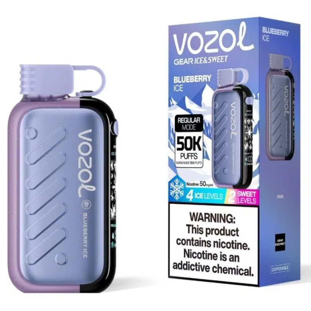 Vozol Gear Ice & Sweet 50000 Blueberry Ice (Черника Лед) 5% Одноразовый POD