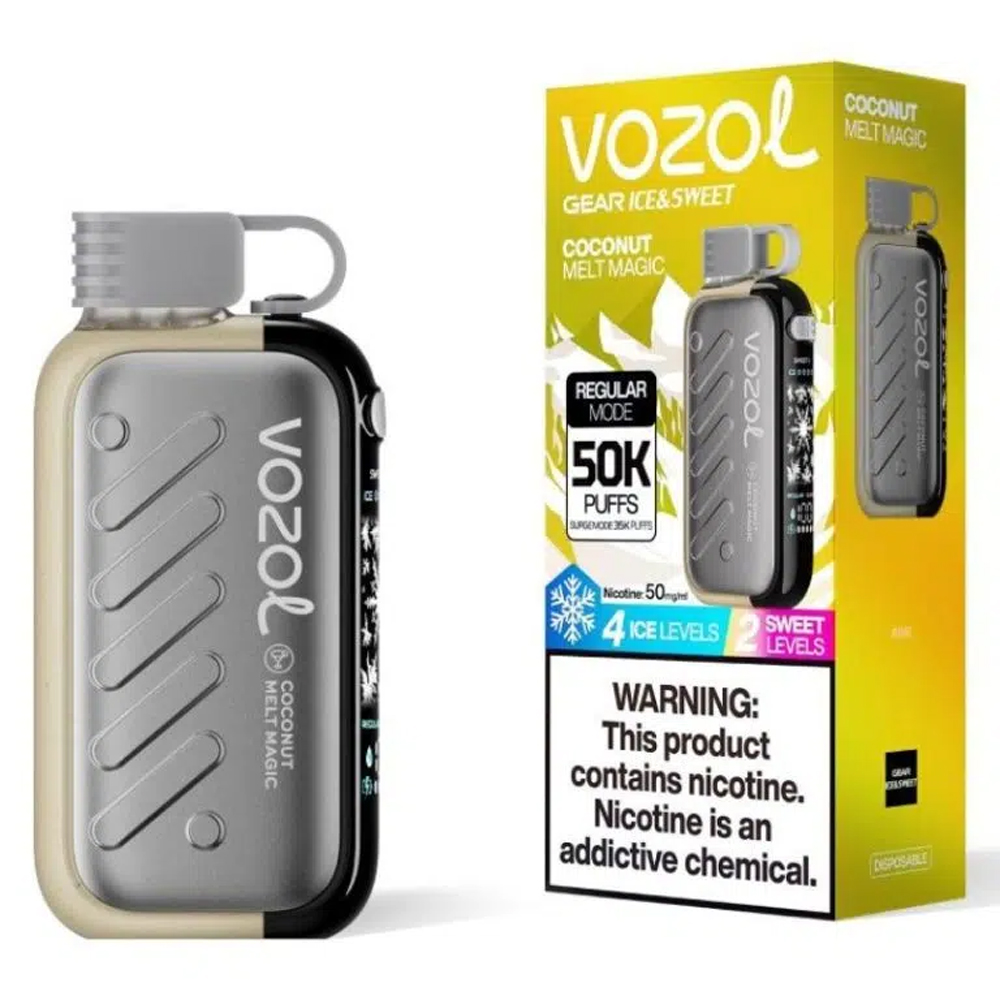 Vozol Gear Ice & Sweet 50000 Coconut Melt Magic (Кокос) 5% Одноразовый POD