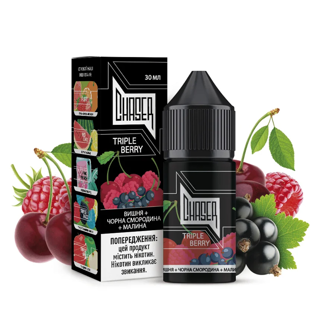 Chaser Black 30ml 50mg TRIPLE BERRY