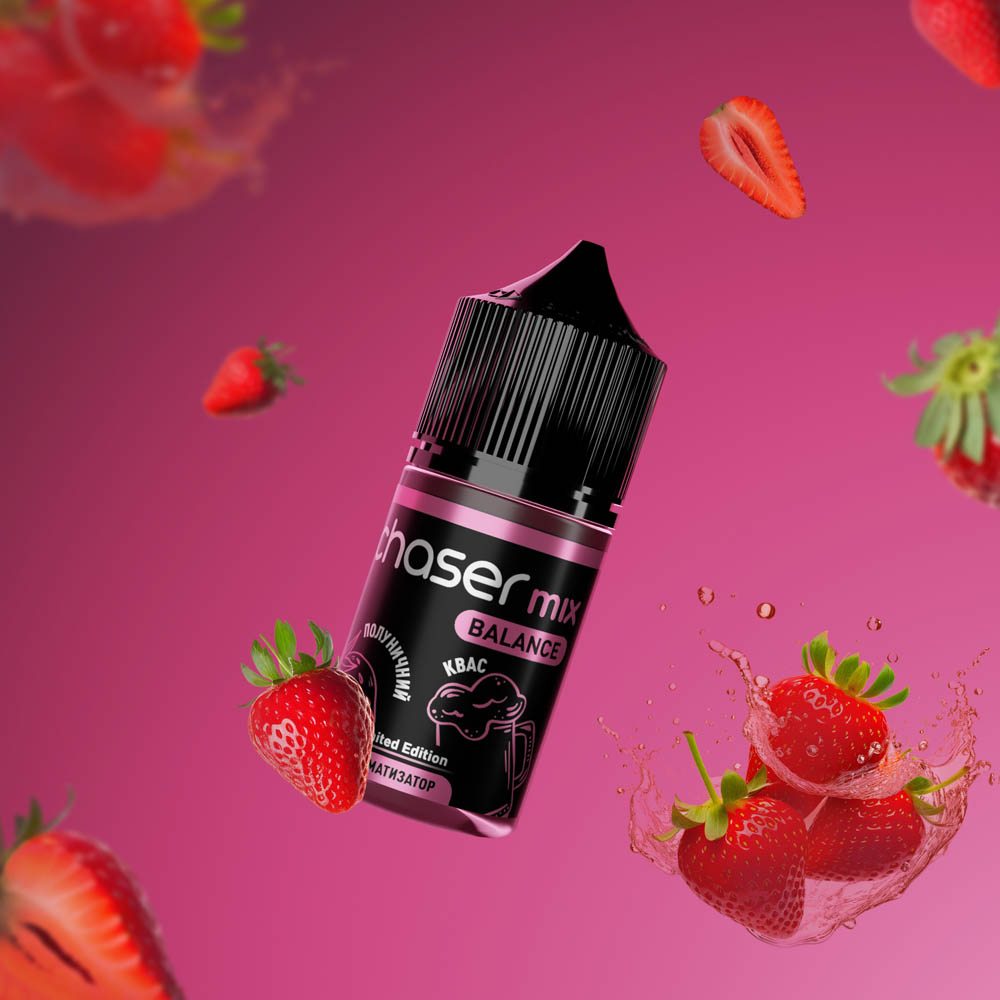 Набор Chaser Mix Strawberry Kvass (Клубника Квас) 30 мл 50мг