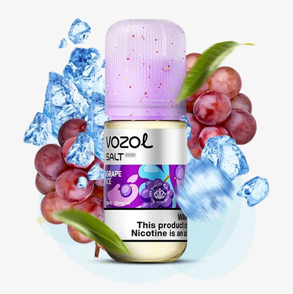 Жидкость Vozol Salt Prime Grape Ice (Виноград Лед) 30 мл, 50 мг