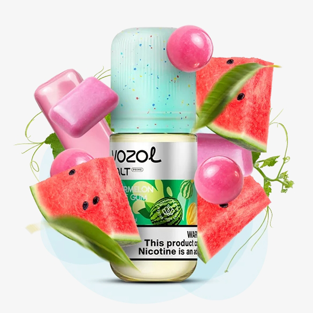 Жидкость Vozol Salt Prime Watermelon Bubble Gum (Арбуз Жвачка) 30 мл, 50 мг