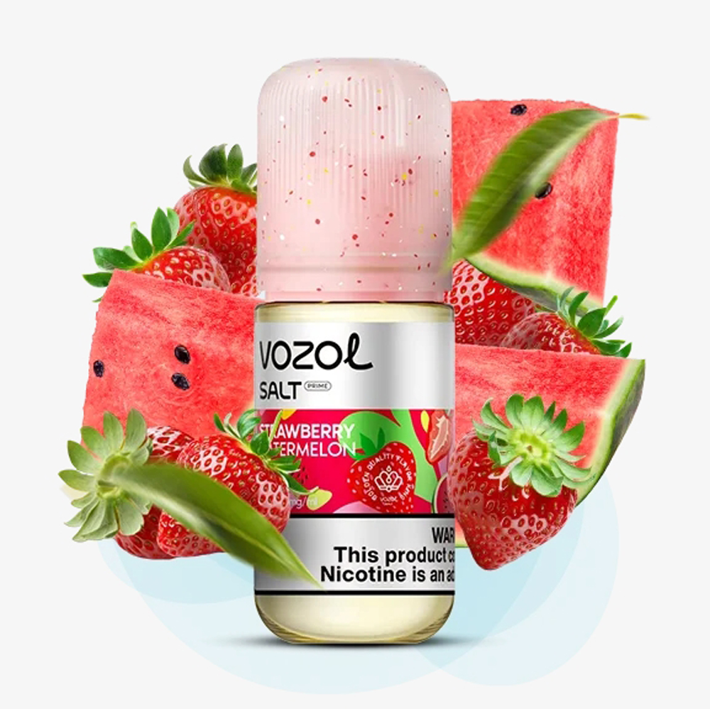 Жидкость Vozol Salt Prime Strawberry Watermelon (Клубника Арбуз) 30 мл, 50 мг