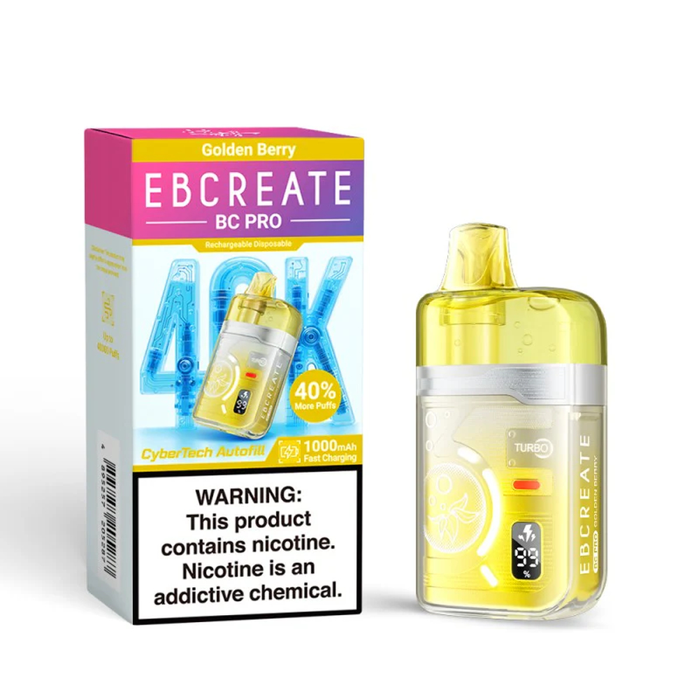 EBCREATE BC PRO 40 000 Golden Berry (Золотая Ягода) 5% Одноразовый POD