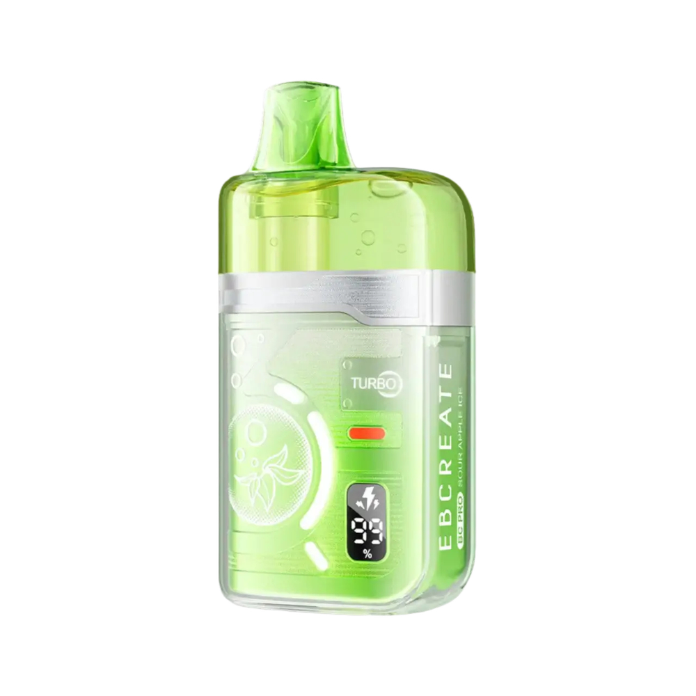 EBCREATE BC PRO 40 000 Sour Apple Ice (Кислое Яблоко Лед) 5% Одноразовый POD