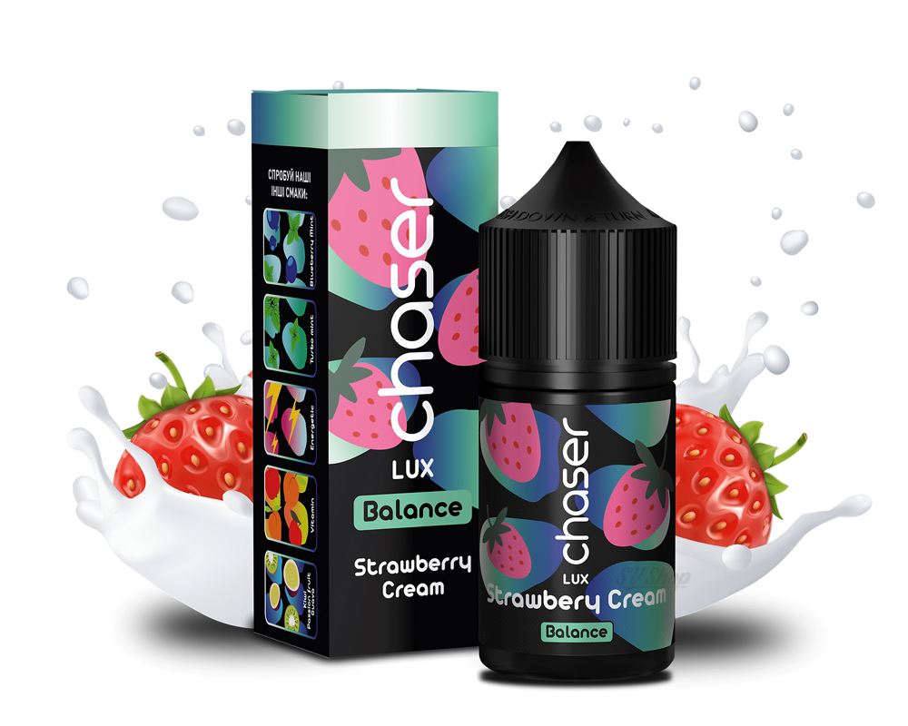 Chaser LUX 30ML 50MG STRAWBERRY CREAM