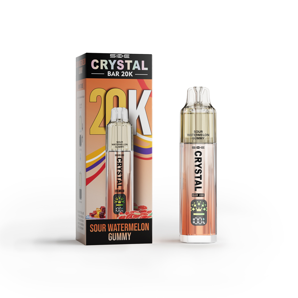 SKE Crystal Bar 20K Sour Watermelon Gummy (Кислый Арбуз Мармеладные Мишки) 5% Одноразовый POD