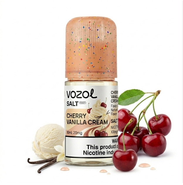 Жидкость Vozol Salt Prime Cherry Vanilla Cream 30 мл, 50 мг