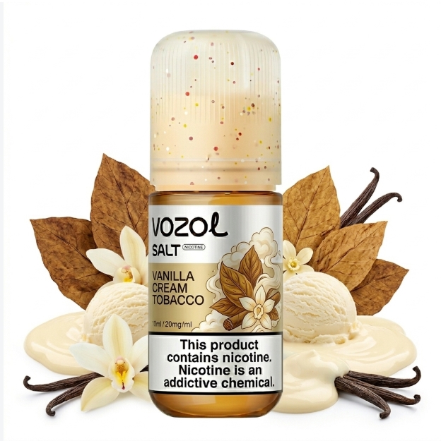 Жидкость Vozol Salt Prime Vanilla Cream Tobacco 30 мл, 50 мг