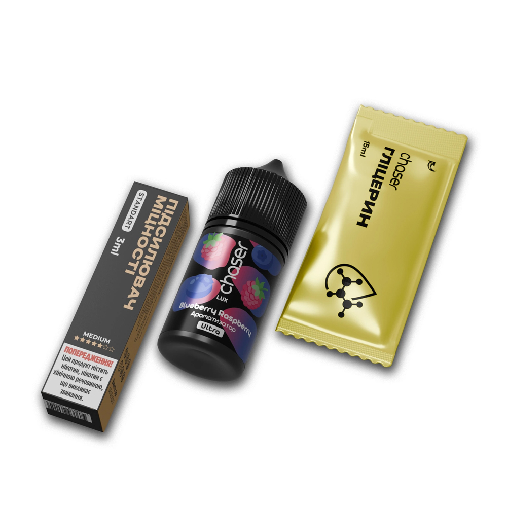 Набор Chaser Lux Blueberry Raspberry (Черника Малина) 30 мл 50 мг