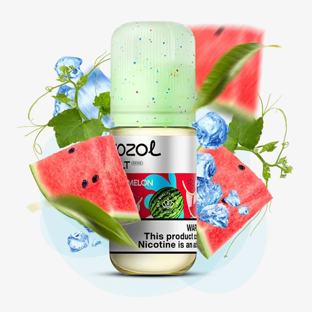 Жидкость Vozol Salt Prime Watermelon Ice (Арбуз Лед) 30 мл, 50 мг