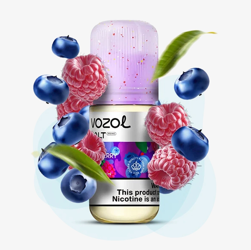 Жидкость Vozol Salt Prime Blue Raspberry (Голубая Малина) 30 мл, 50 мг