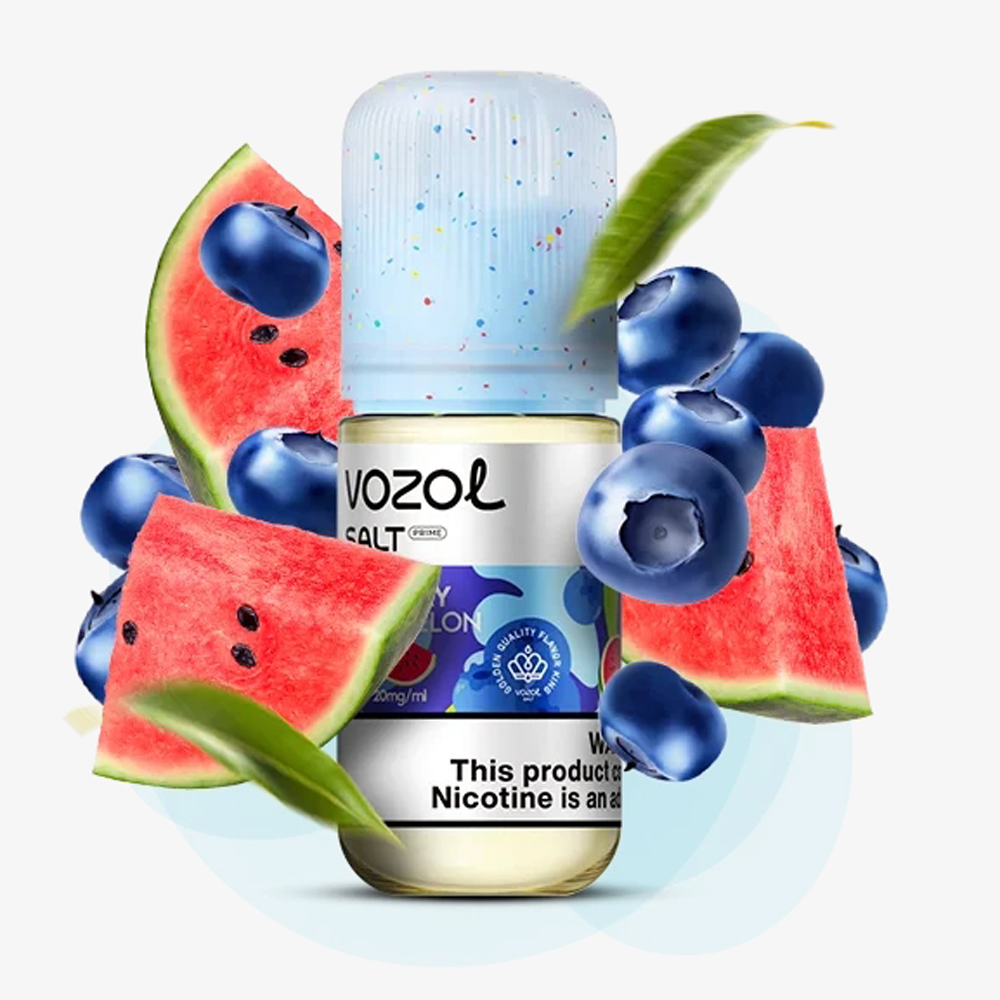Жидкость Vozol Salt Prime Blueberry Watermelon (Черника Арбуз) 30 мл, 50 мг