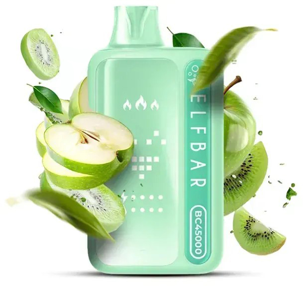 Elf Bar BC45000 Sour Apple Kiwi (Кислое Яблоко Киви) 5% Одноразовый POD